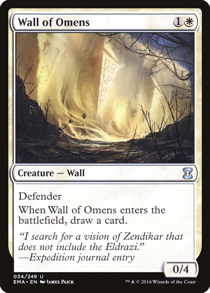 Wall of Omens [Eternal Masters] | Red Riot Games CA