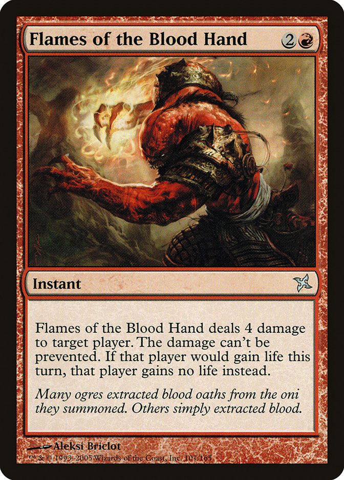 Flames of the Blood Hand [Betrayers of Kamigawa] | Red Riot Games CA
