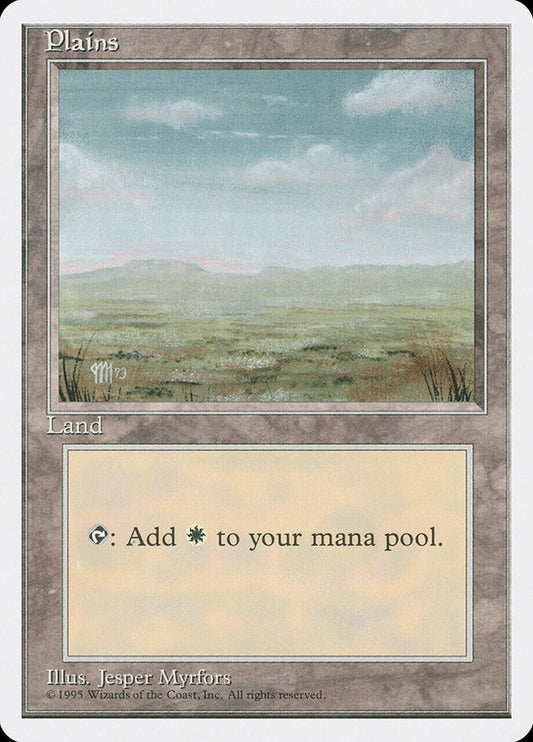 Plains (Signature on Left) [Fourth Edition]