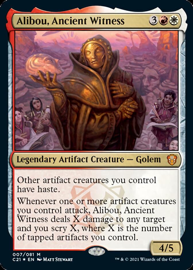 Alibou, Ancient Witness [Commander 2021] | Red Riot Games CA