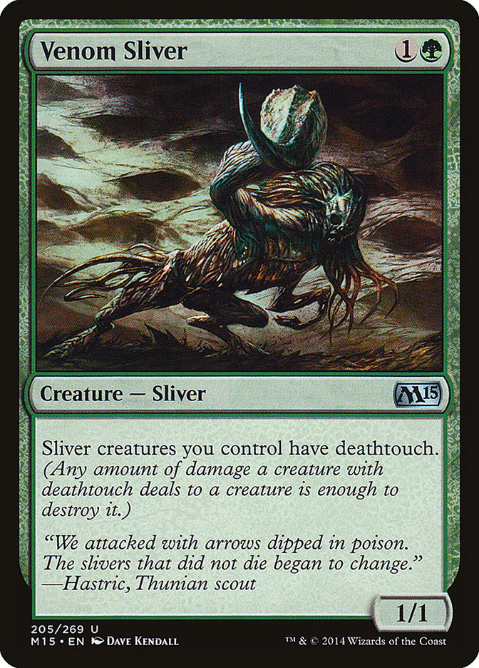 Venom Sliver [Magic 2015] | Red Riot Games CA