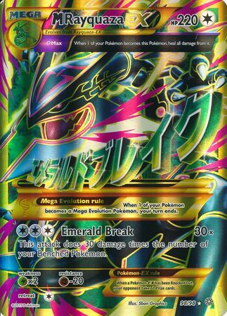 M Rayquaza EX (98/98) (Jumbo Card) [XY: Ancient Origins] | Red Riot Games CA