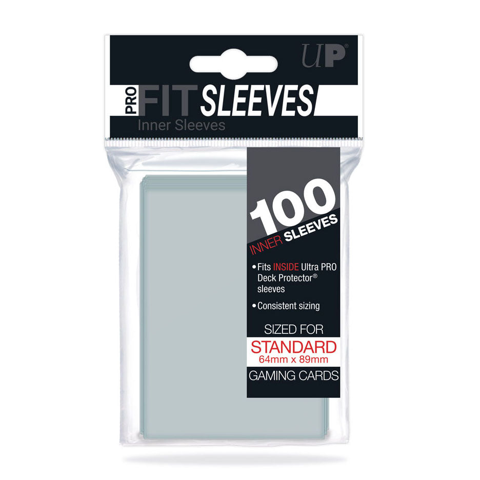 PRO-Fit Standard Size Deck Protectors 100ct | Red Riot Games CA