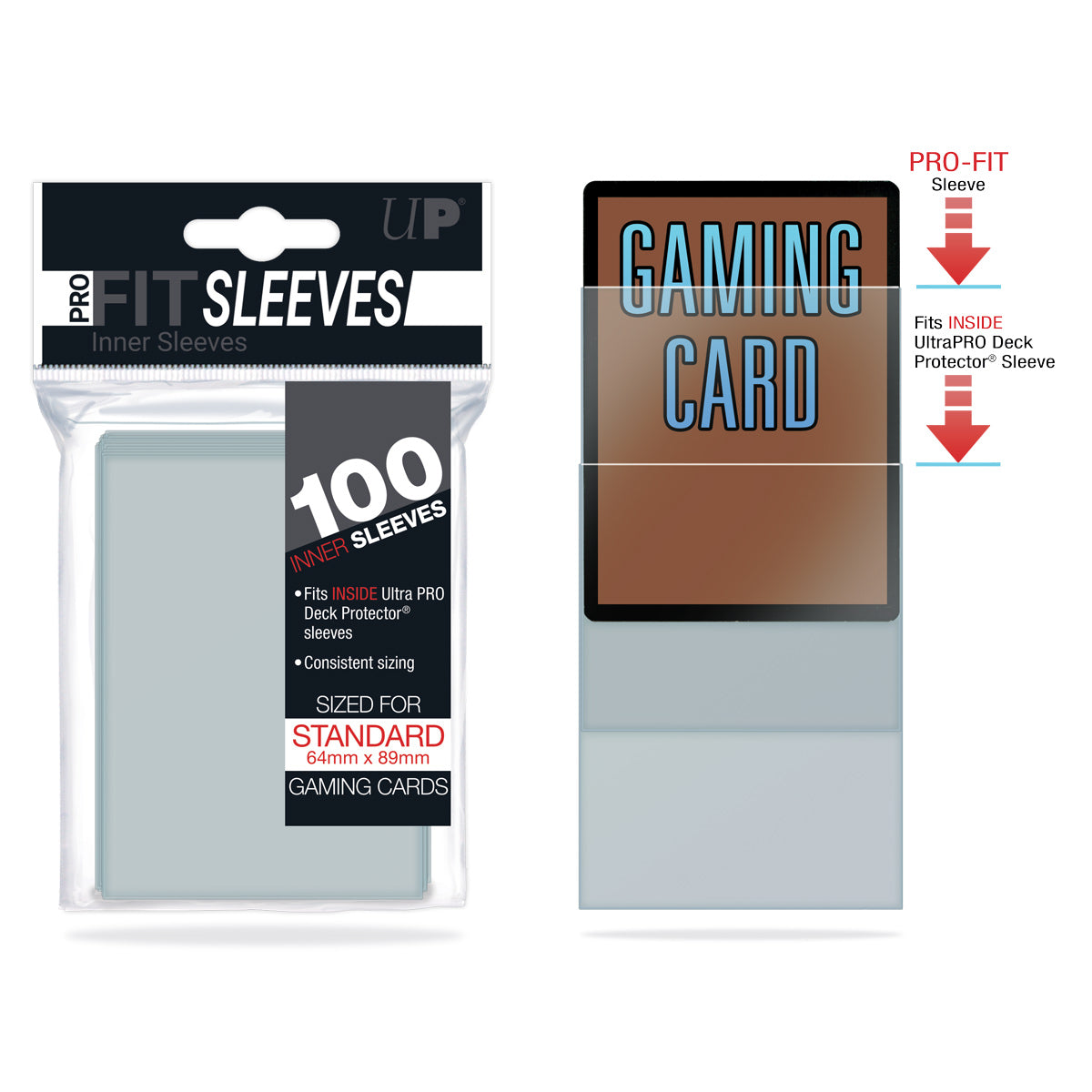 PRO-Fit Standard Size Deck Protectors 100ct