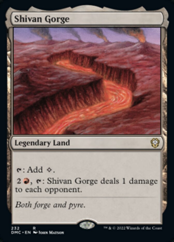 Shivan Gorge [Dominaria United Commander] | Red Riot Games CA