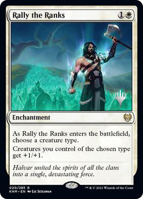 Rally the Ranks (Promo Pack) [Kaldheim Promos] | Red Riot Games CA
