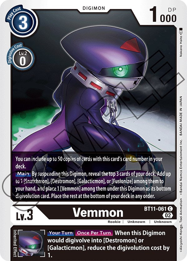 Vemmon [BT11-061] [Dimensional Phase] | Red Riot Games CA