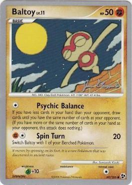 Baltoy LV.11 (60/106) (Psychic Lock - Jason Klaczynski) [World Championships 2008] | Red Riot Games CA