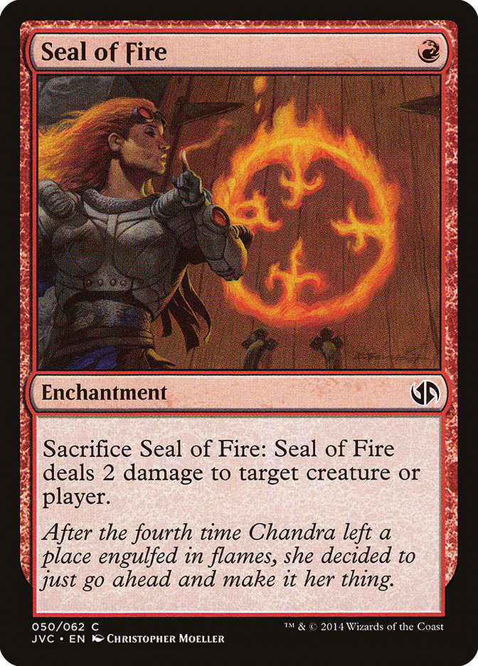 Seal of Fire [Duel Decks Anthology] | Red Riot Games CA