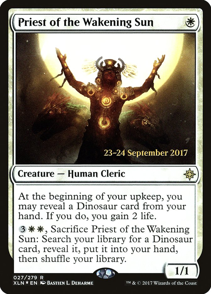 Priest of the Wakening Sun [Ixalan Prerelease Promos] | Red Riot Games CA