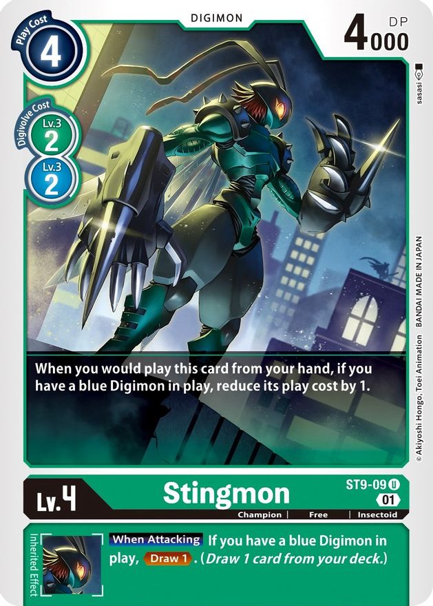 Stingmon [ST9-09] [Starter Deck: Ultimate Ancient Dragon] | Red Riot Games CA