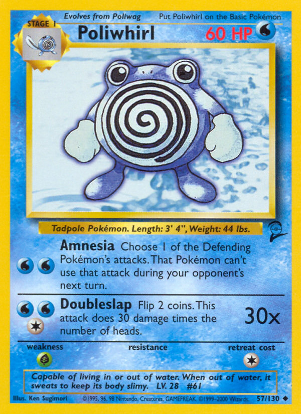 Poliwhirl (57/130) [Base Set 2] | Red Riot Games CA