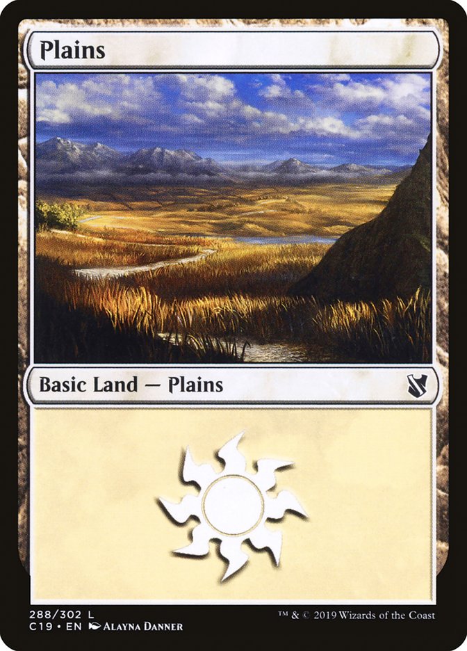 Plains (288) [Commander 2019] | Red Riot Games CA