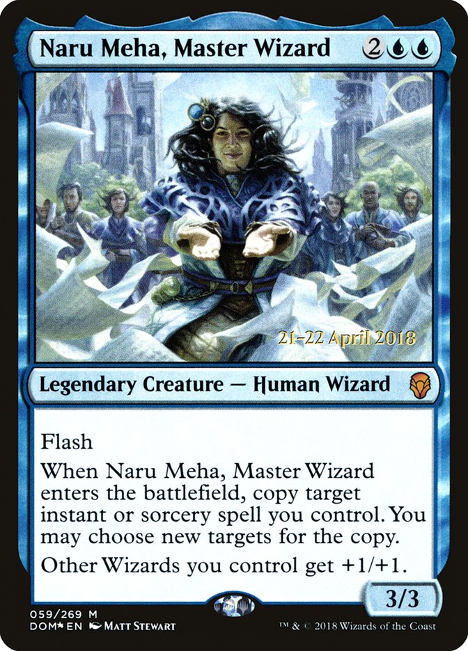 Naru Meha, Master Wizard [Dominaria Prerelease Promos] | Red Riot Games CA