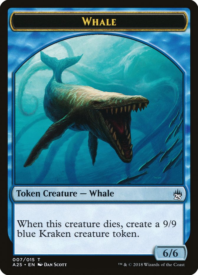 Whale Token [Masters 25 Tokens] | Red Riot Games CA