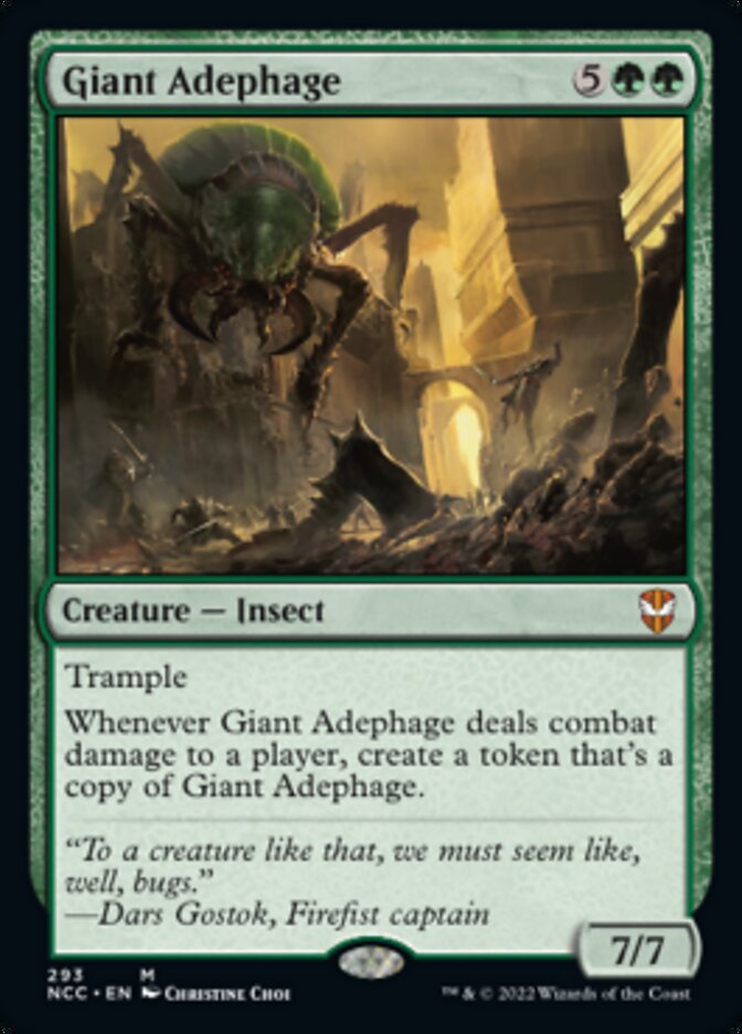 Giant Adephage [Streets of New Capenna Commander] | Red Riot Games CA