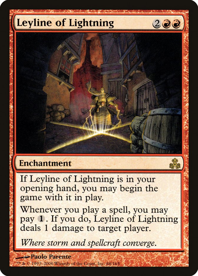 Leyline of Lightning [Guildpact] | Red Riot Games CA