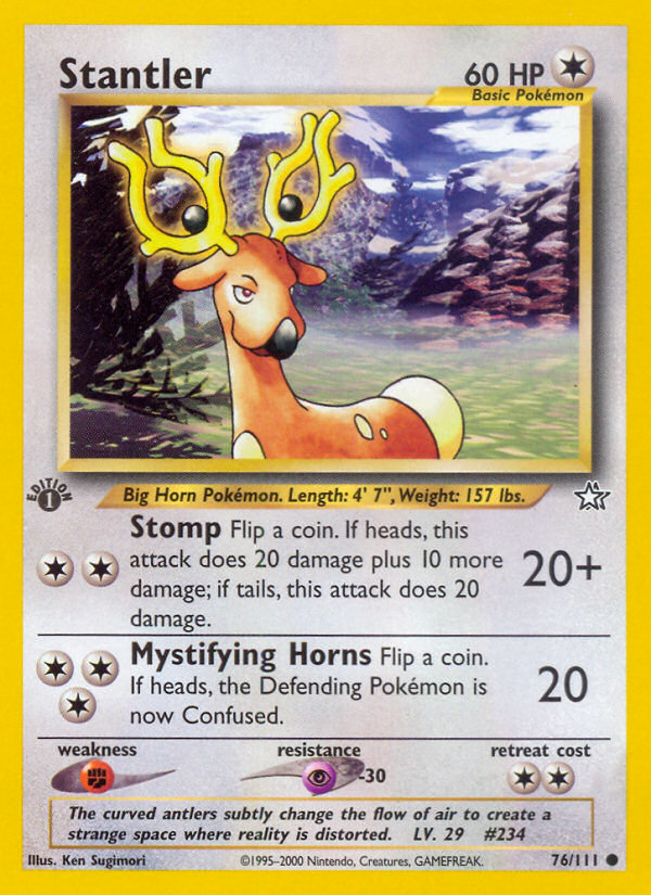 Stantler (76/111) [Neo Genesis 1st Edition] | Red Riot Games CA