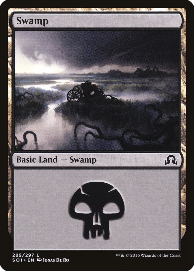 Swamp (289) [Shadows over Innistrad] | Red Riot Games CA