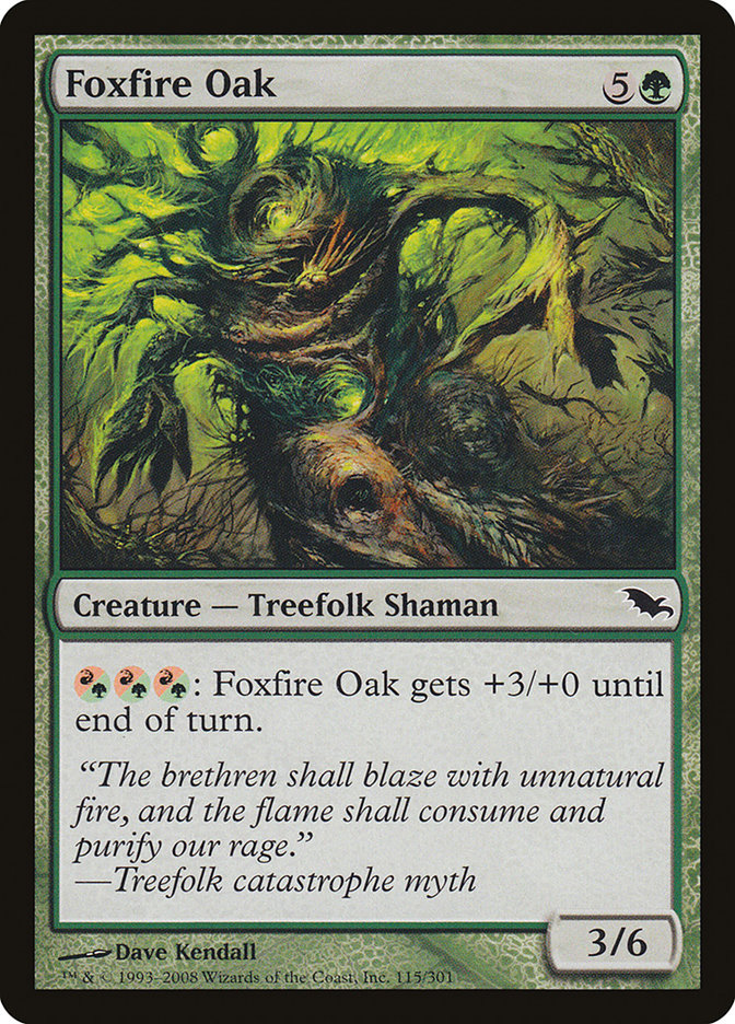 Foxfire Oak [Shadowmoor] | Red Riot Games CA