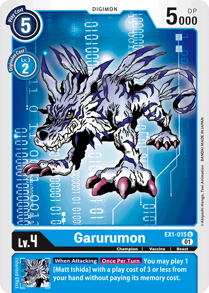 Garurumon [EX1-015] [Classic Collection] | Red Riot Games CA