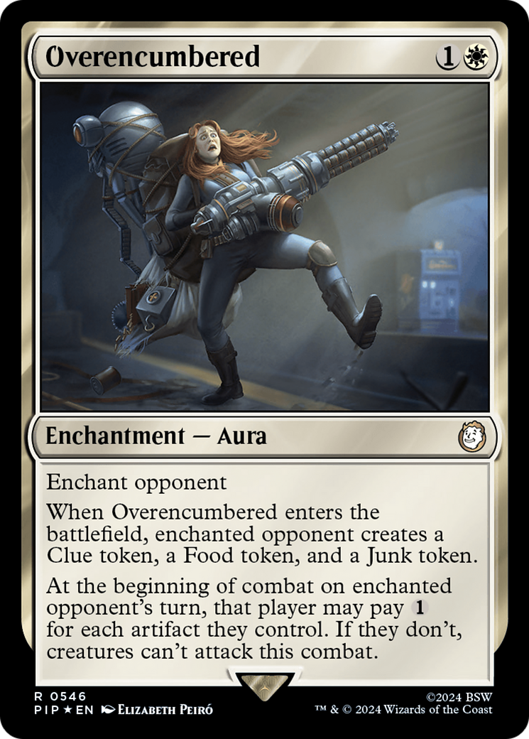 Overencumbered (Surge Foil) [Fallout] | Red Riot Games CA