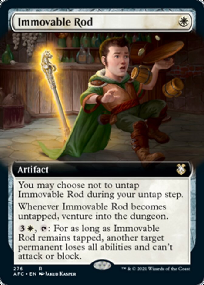 Immovable Rod (Extended Art) [Dungeons & Dragons: Adventures in the Forgotten Realms Commander] | Red Riot Games CA