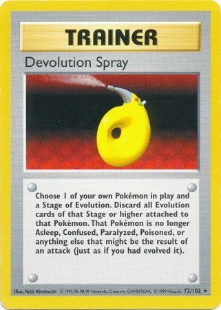 Devolution Spray (72/102) [Base Set Shadowless Unlimited] | Red Riot Games CA