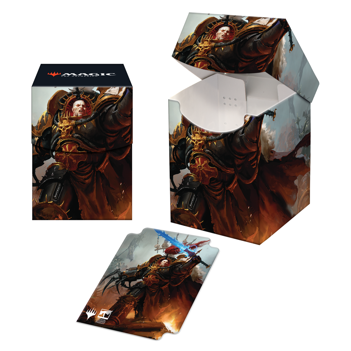 Ultra PRO: 100+ Deck Box - Warhammer 40k Commander Deck (Abaddon the Despoiler)
