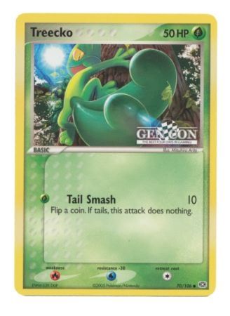 Treecko (70/106) (Gen Con The Best Four Days in Gaming Promo) [EX: Emerald] | Red Riot Games CA