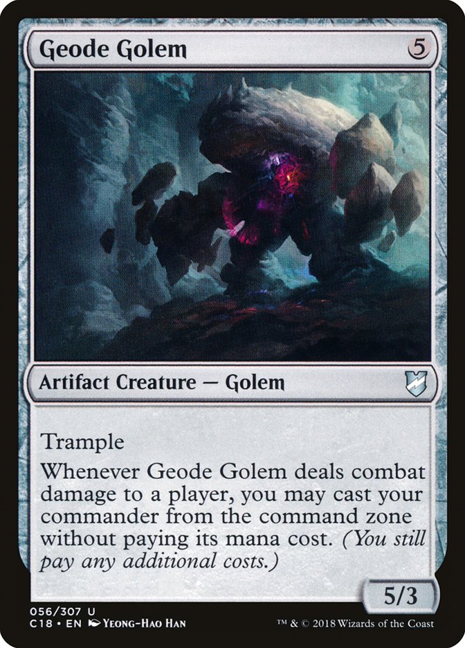 Geode Golem [Commander 2018] | Red Riot Games CA
