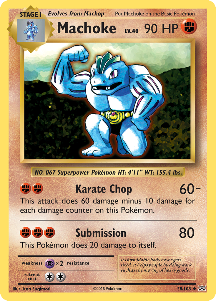 Machoke (58/108) [XY: Evolutions] | Red Riot Games CA