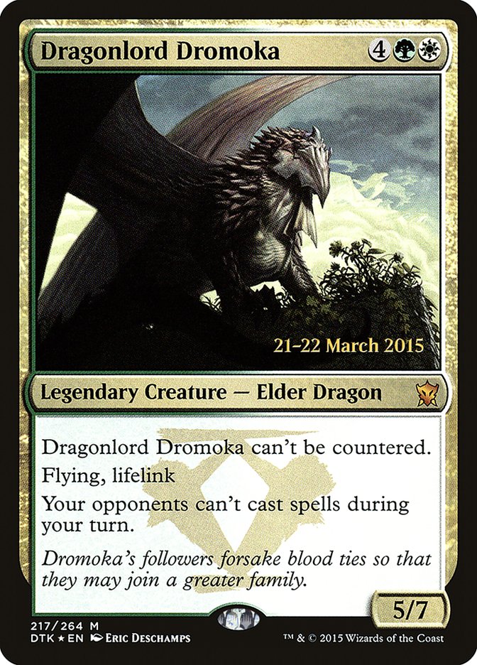 Dragonlord Dromoka [Dragons of Tarkir Prerelease Promos] | Red Riot Games CA