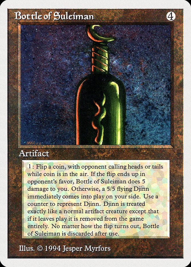 Bottle of Suleiman [Summer Magic / Edgar] | Red Riot Games CA