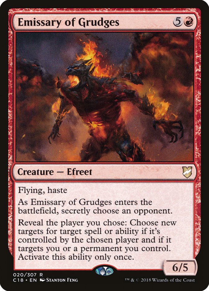 Emissary of Grudges [Commander 2018] | Red Riot Games CA
