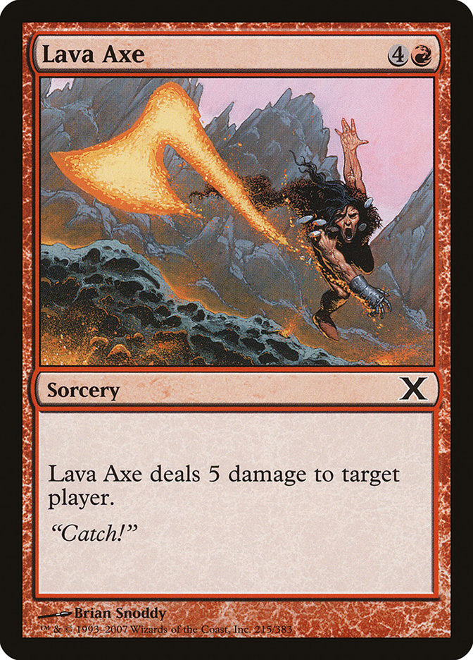 Lava Axe [Tenth Edition] | Red Riot Games CA