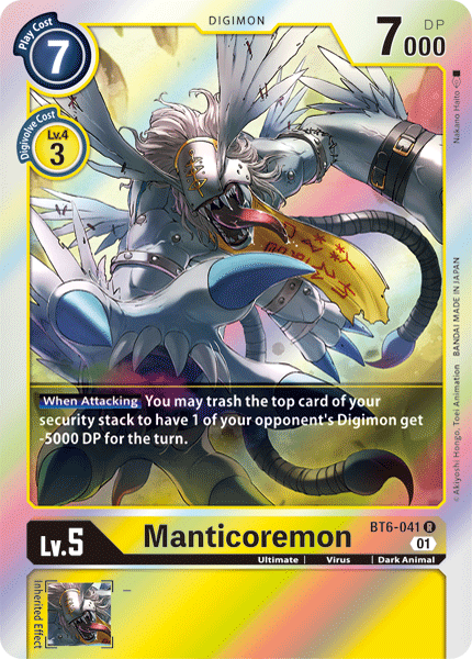 Manticoremon [BT6-041] [Double Diamond] | Red Riot Games CA