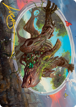 Gaea's Will Art Card (Gold-Stamped Signature) [Modern Horizons 2 Art Series] | Red Riot Games CA