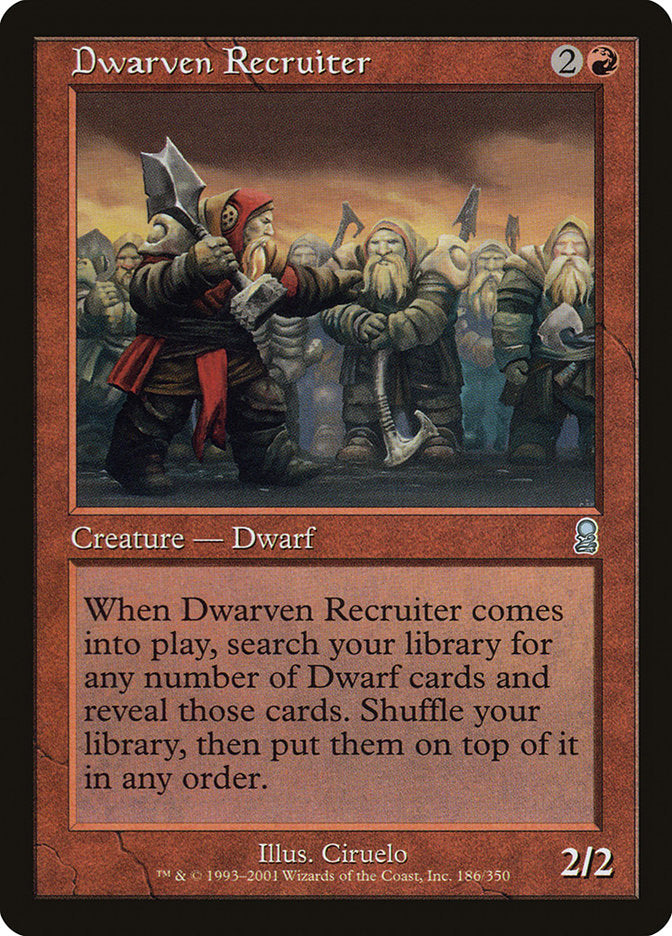 Dwarven Recruiter [Odyssey] | Red Riot Games CA