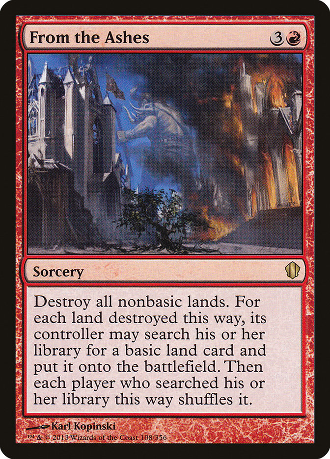 From the Ashes [Commander 2013] | Red Riot Games CA