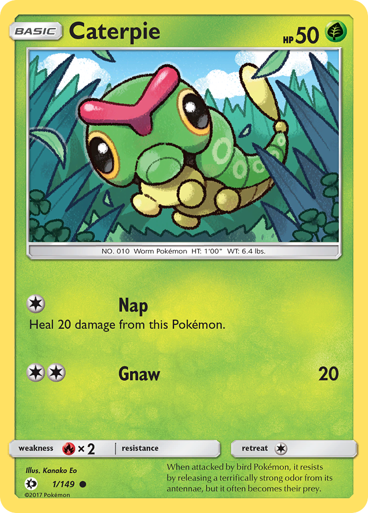 Caterpie (1/149) [Sun & Moon: Base Set] | Red Riot Games CA