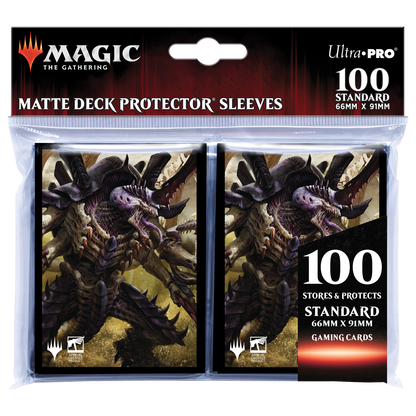 Ultra PRO: Standard 100ct Sleeves - Warhammer 40k Commander Deck (The Swarmlord)