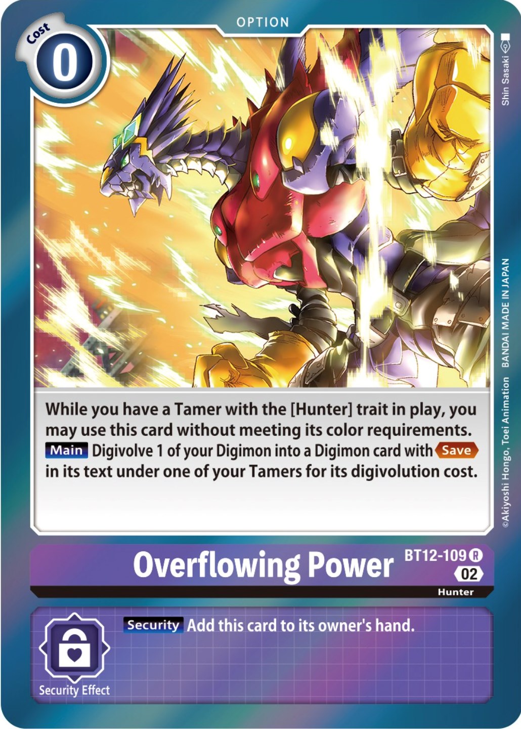 Overflowing Power [BT12-109] [Across Time] | Red Riot Games CA
