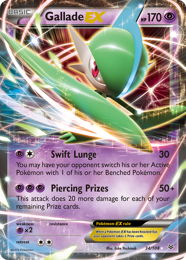 Gallade EX (34/108) [XY: Roaring Skies] | Red Riot Games CA