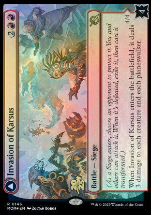 Invasion of Karsus // Refraction Elemental [March of the Machine Prerelease Promos] | Red Riot Games CA