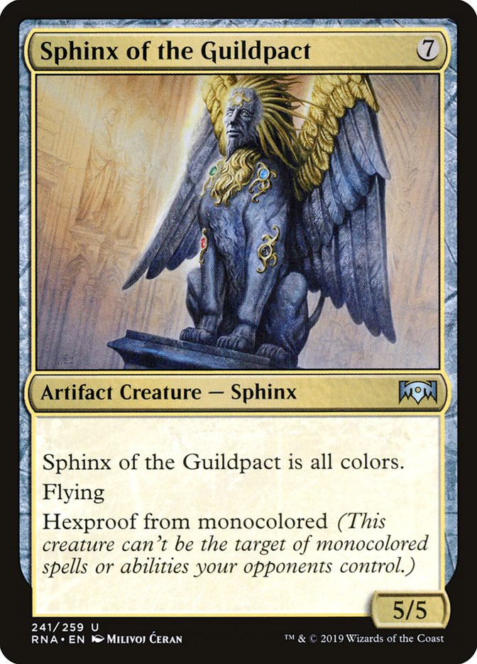 Sphinx of the Guildpact [Ravnica Allegiance] | Red Riot Games CA
