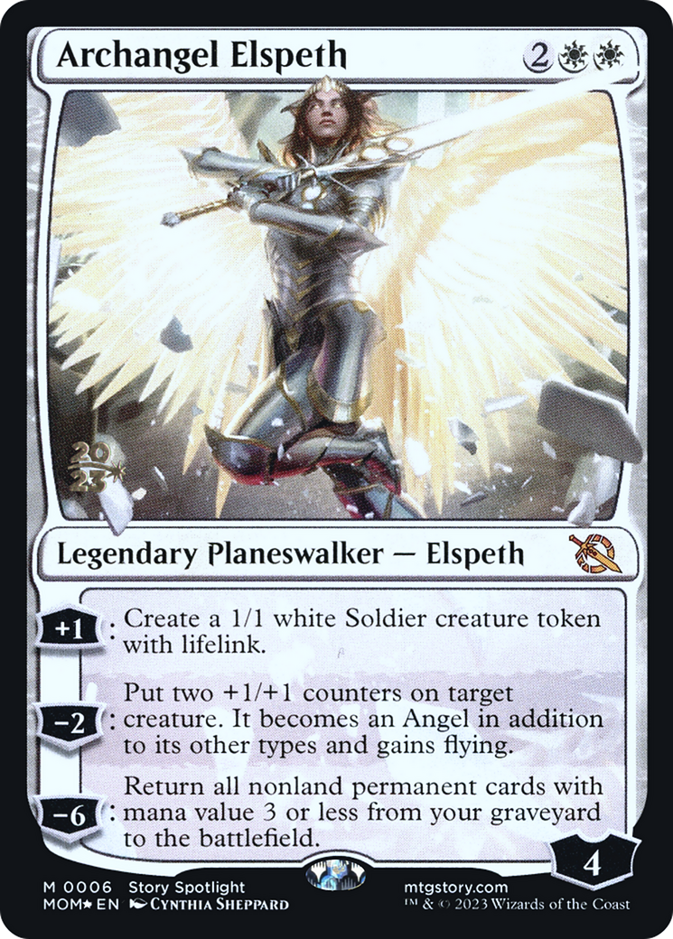 Archangel Elspeth [March of the Machine Prerelease Promos] | Red Riot Games CA