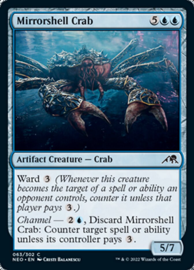 Mirrorshell Crab [Kamigawa: Neon Dynasty] | Red Riot Games CA