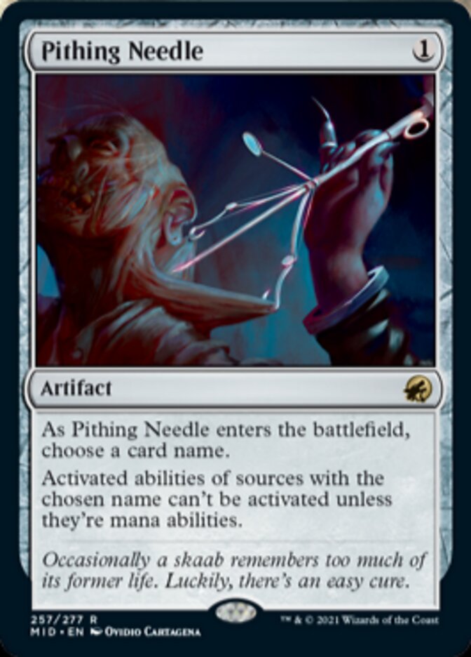 Pithing Needle [Innistrad: Midnight Hunt] | Red Riot Games CA