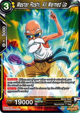 Master Roshi, All Warmed Up (BT5-087) [Miraculous Revival] | Red Riot Games CA